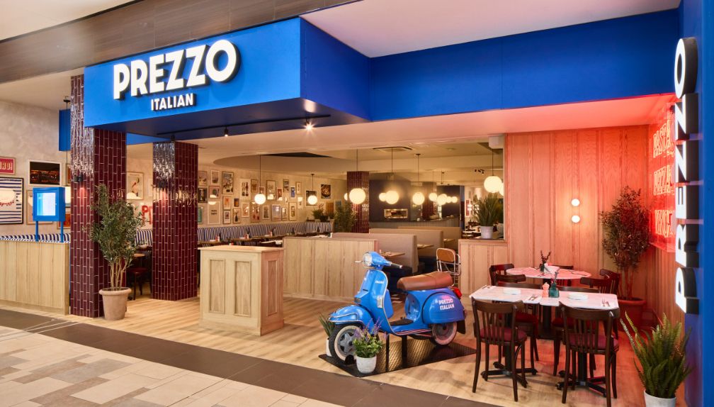 Aberdeen Union Square Shopping Centre | Prezzo Italian Restaurant
