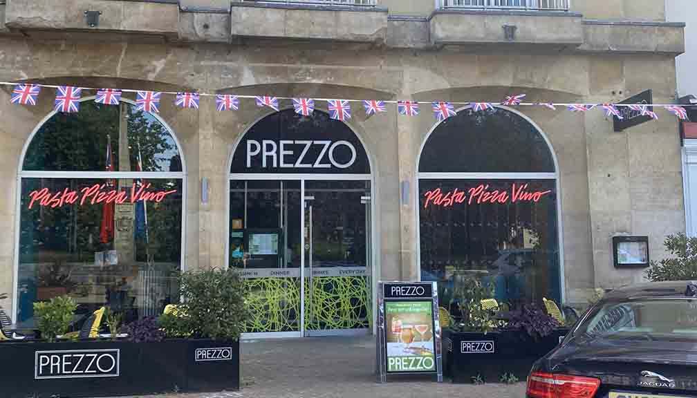 Italian restaurant in Northampton Prezzo Italian Restaurant